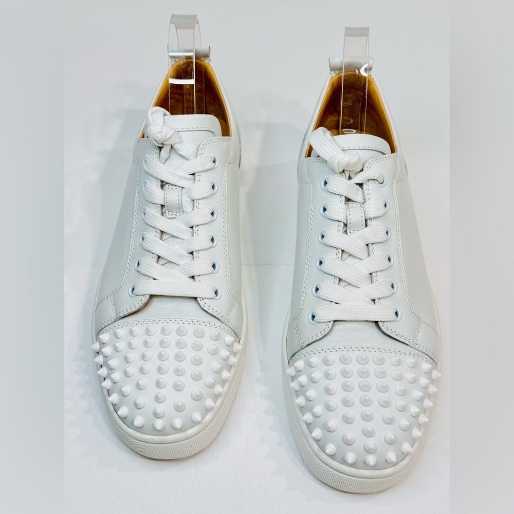 Christian Louboutin Louis Junior Spikes Leather Sneakers Size EU-42 Men’s Size 9 - Picture 6 of 15